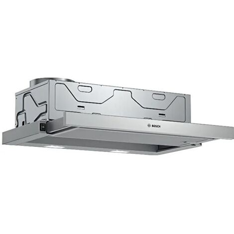 Bosch – DFM064W54 – Hotte télescopique 60 cm – Débit 388 m³/h – Éclairage LED – Filtre aluminium lavable – Classe B – Semi-intégrée - 388M3