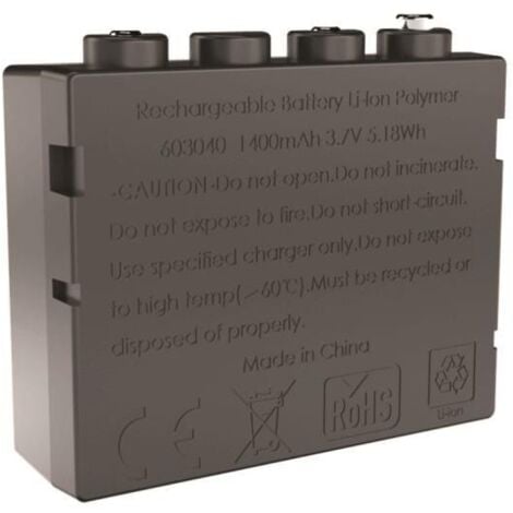 Batterie H7R.2 1400mAh Lithium