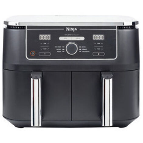 Ninja – Friteuse sans huile 9,5 L – AF400EU – 2470 W – 6 modes de cuisson – 2 tiroirs indépendants – Cuisson rapide jusqu'à 75 % plus rapide - AIR 6 EN