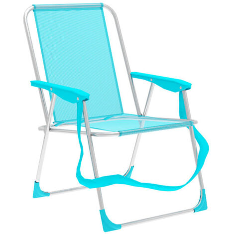 Marbueno Silla Plegable Aluminium Aigue Marine 53x56x78 cm (1/2)