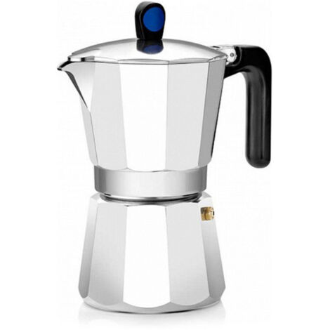Monix M860009 Cafetière Italienne Argenté 9 Tasses (1/4)