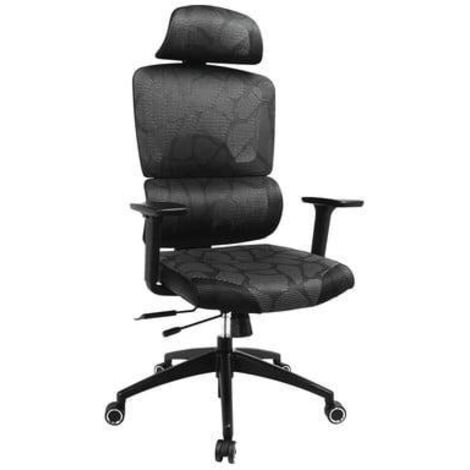 Sandberg ErgoFusion Gaming Chair Pro noir gris confortable (1/3)