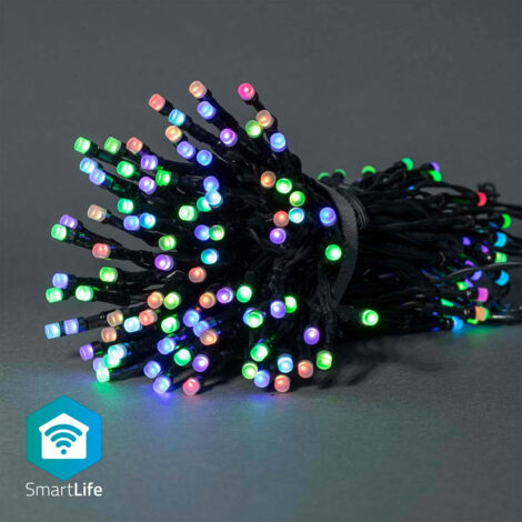 Nedis SmartLife guirlande lumineuse extérieure noire 10m (1/5)