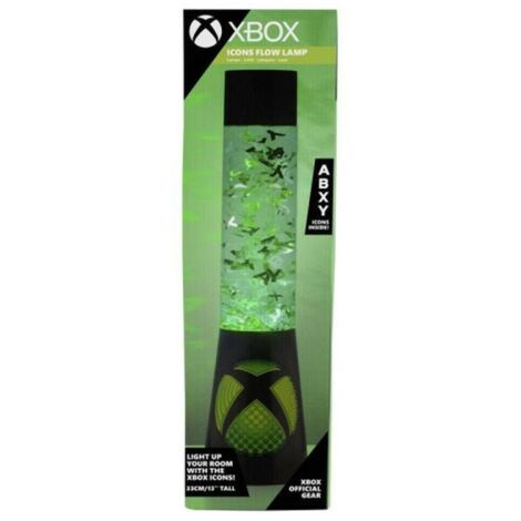 Paladone Lampe à lave noir et vert moderne 33 cm (1/3)