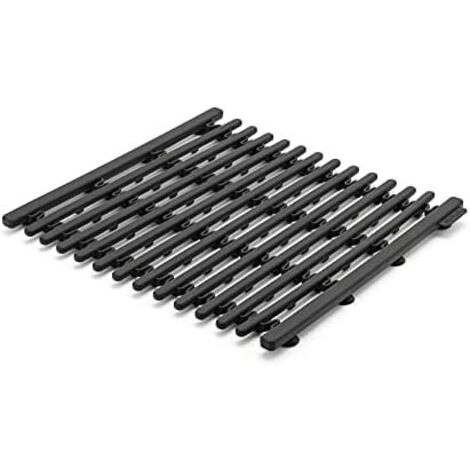 Brabantia Tapis de lavabo silicone gris foncé anthracite