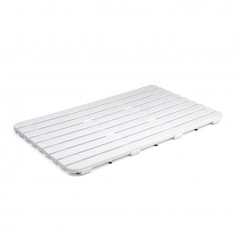 Supports antidérapants pour douche – Lot de 4 en plastique blanc – Dimensions 80x50cm – Protection anti-UV et stabilité maximale – Ta-Tay