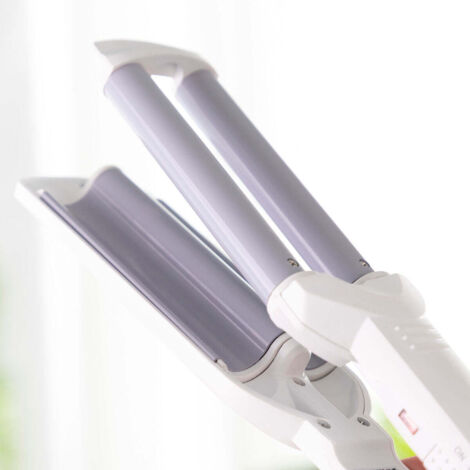 InnovaGoods Plancha de Pelo Cerámica Blanco Gris 55 W (1/5)