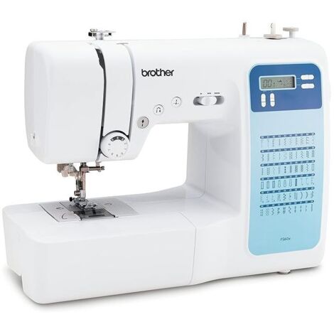 Machine à coudre Brother FS60X – 60 points intégrés – Vitesse 750 points/minute – Enfile-aiguille automatique – Poids 5.4 kg