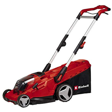 Einhell – Tondeuse à batterie 36V – Largeur de coupe 41cm – Bac de ramassage 50L – Réglage hauteur 6 positions – Légère et ergonomique