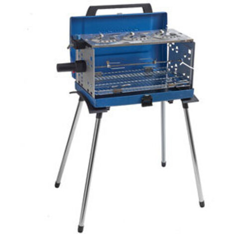 Campingaz – Barbecue à gaz compact 5200W – 2 brûleurs – Allumage piézo – Système de récupération des graisses – Dimensions 65,8 x 39,8 cm (1/5)