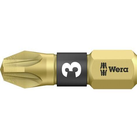 Wera 855/1 BDC PZ 3 embout cruciforme acier 6,3 mm (1/3)