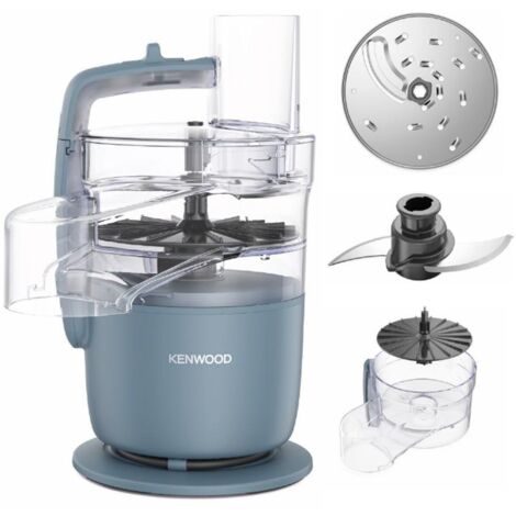 Kenwood – Robot multifonction 650W 1,3 L – Système Express Serve™ – Accessoires en acier inoxydable – Pour hacher, râper, mixer - FDP22130GY