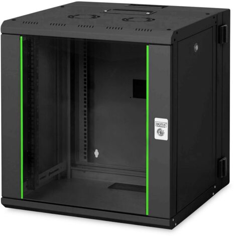 Digitus série Unique armoire murale noire 12U robuste (1/3)