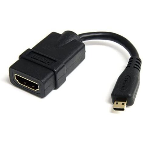 startechcom HDADFM5IN câble HDMI noir 12 cm (1/4)
