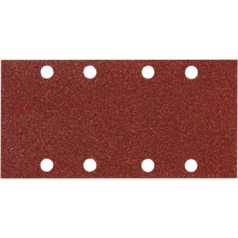 Lot De 30 Patins Abrasifs Auto-Agrippants 95x185mm 8 Trous - Grains 80/120/180 Pour Ponçage Efficace