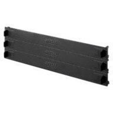 Rittal DK panneau de masquage noir 3U pack de 3 (1/2)