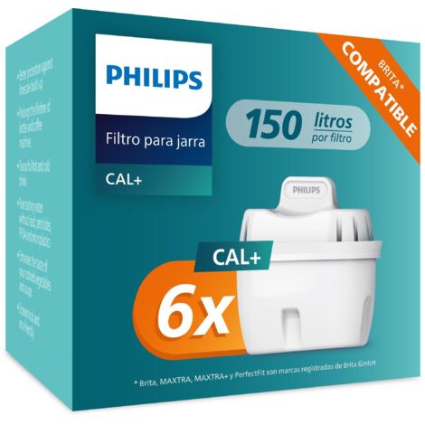 Philips Softening+ Lot de 6 Cartouches Filtrantes Multicolore