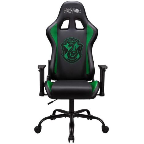 Subsonic Chaise de jeu Harry Potter Serpentard vert et argent (1/3)