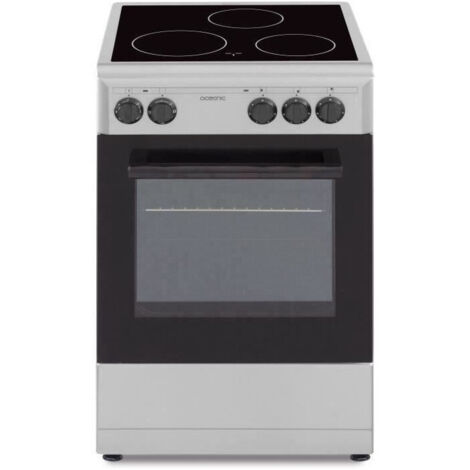 Oceanic – Cuisinière vitrocéramique 50 x 50 cm – Four convection naturelle 48L – Énergie plaque électrique – 4 foyers – Classe A (1/5)