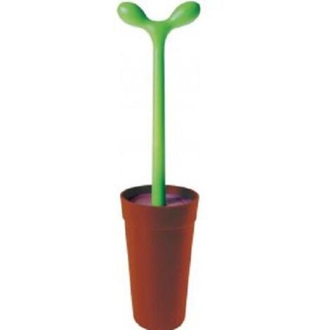 Alessi Merdolino Brosse à WC Vert Acidulé Design Ludique (1/3)