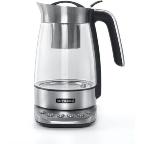 Muse MS-320 T Théière électrique inox 1,2L 2200W (1/5)