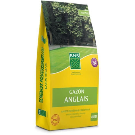 Semence de Gazon Anglais - BHS - 10kg pour Jardins Haut de Gamme