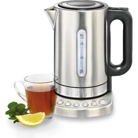 Solis Vario Temp Kettle bouilloire électrique acier inoxydable (1/5)