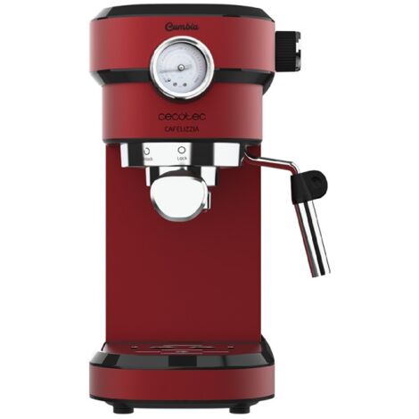 Cecotec – Machine à espresso 20 bar – Système thermoblock – Manomètre PressurePro – Buse vapeur pour mousse – Réservoir 1,2 L (1/5)