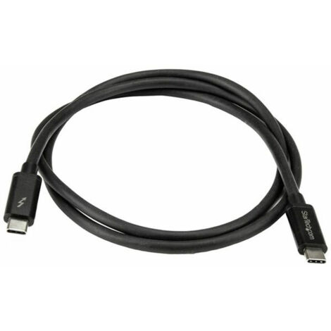 StarTech Câble Thunderbolt 3 Noir 1 mètre (1/2)