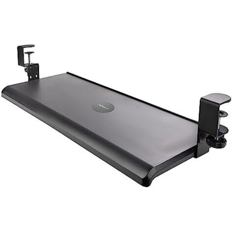 StarTech.comTableau coulissant deUnder Desk Keyboard, Under Desk Stand de Clamp, 2kg, Keyboard Tray, Mouse Stand, Height Adjustment de, 100, 120, or 140mm, KEYBOARD-TRAY-CLAMP1 (1/5)