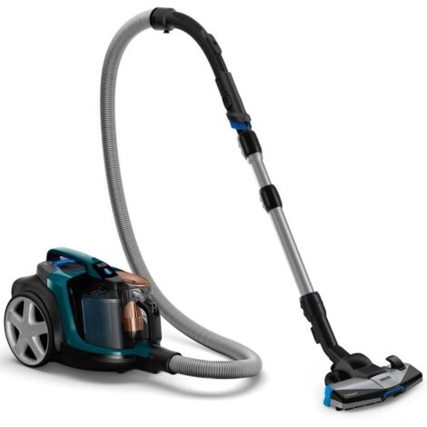 Philips – Aspirateur sans sac 900W – Système cyclonique – Filtre anti-allergènes 99,9% – Léger 5.5 kg – Design ergonomique vert opale