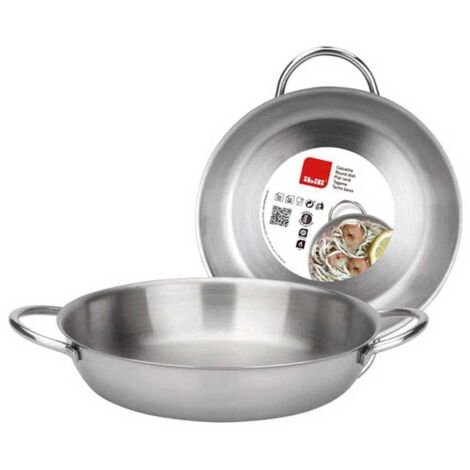 Ibili Plat rond inox 18 cm acier inoxydable