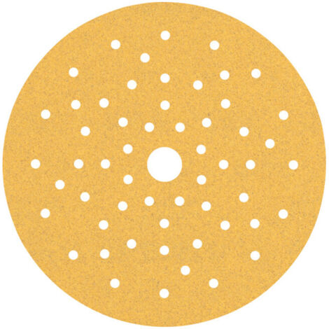 Bosch 50x Feuilles abrasives EXPERT C470 multi-trous (pour Peinture sur bois, Bois dur, O 150 mm, Grain 100, Professional Accessoire Ponceuse excentrique, Ponceuse excentrique) (1/5)