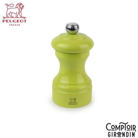Peugeot Bistro moulin à sel pistache 10 cm bois laqué (1/3)