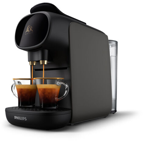 Philips – Machine à café à capsule 1450W – Pression 19 bars – Réservoir 0,8L amovible – Compatible capsules L'OR Espresso et Nespresso – Design gris cachemire (1/5)