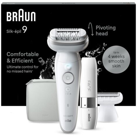 Braun Silk-épil 9 9-341 Épilateur électrique blanc (1/2)