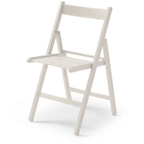 fh-deco Edm 73007 Chaise pliante beige en bois naturel (1/2)