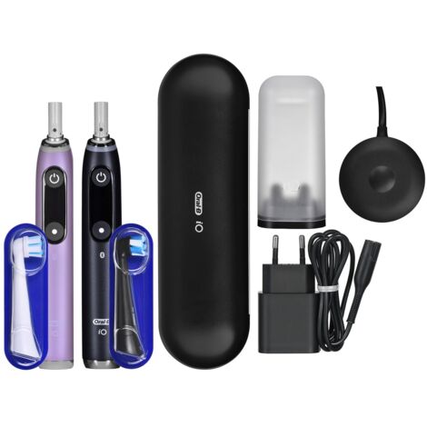 Braun Oral-B brosse électrique iO 9N zestaw DUO BLACK ONYX & QUARTZ ROSE