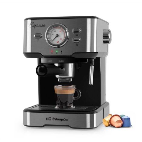 Orbegozo Ex 5500 machine à café expresso noir argenté (1/5)