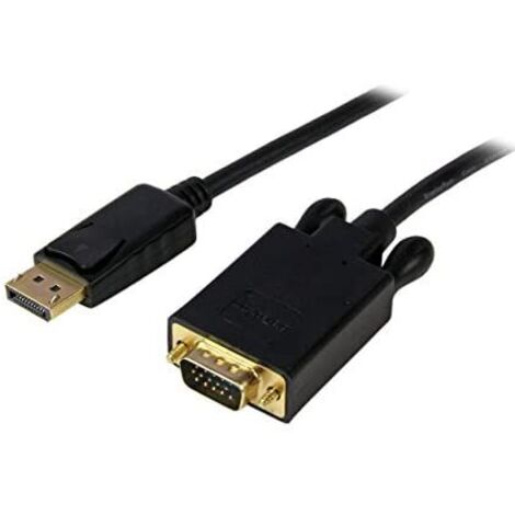 Startech DP2VGAMM3B câble adaptateur DisplayPort VGA noir (1/5)