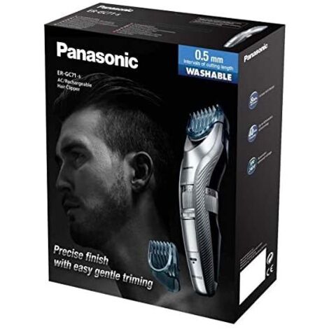 Panasonic ER-GC71 Tondeuse Cheveux Argenté Rechargeable