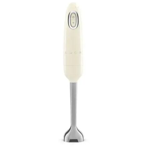 Smeg – Mixeur plongeant 700W – 6 vitesses avec fonction Turbo – Poignée ergonomique antidérapante – HBF11CREU