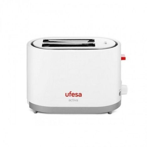 Ufesa TT7385 Grille-pain 800W 2 tranches Gris Rouge Blanc (1/5)