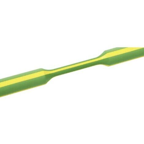 HellermannTyton 319-02407 gaine thermorétractable vert jaune (1/3)