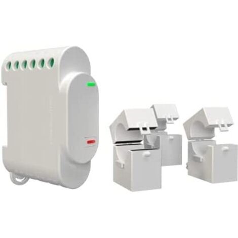 Compteur d'énergie Shelly 3EM – Mesure de consommation – Intensité courant 16A – Alimentation 230V – 3 zones de mesure
