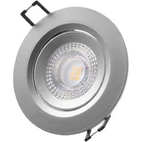 EDM Spot LED encastrable chromé 5W lumière neutre (1/3)