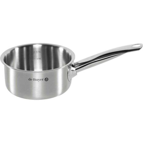 De Buyer PRIM'APPETY Casserole Acier Inox 14 cm 0,7 L (1/2)