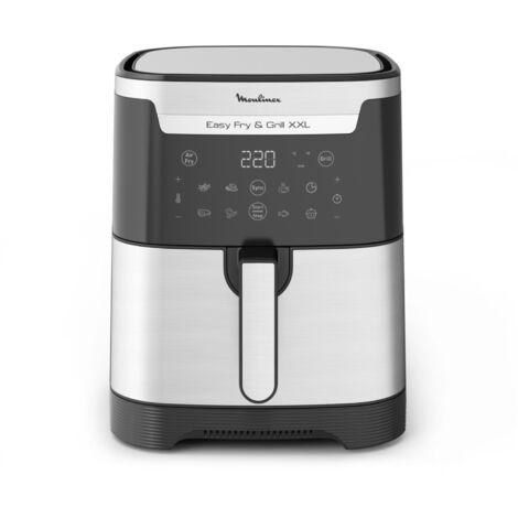 Moulinex – Friteuse sans huile 6,5 L – 8 programmes automatiques – Technologie Extra Crisp pour cuisson saine – Gril en aluminium moulé (1/3)
