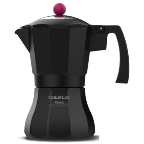 Taurus Black Moments 3 Cafetière Italienne Noir 3 Tasses (1/2)