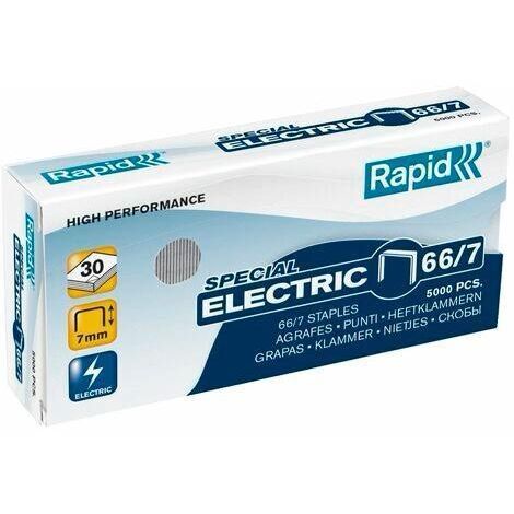 Rapid 66/7 mm Agrafes Argenté 5000 pcs (1/2)